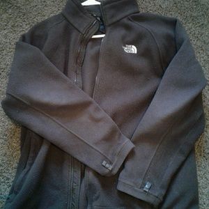 The north face fleece zip up sweater